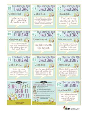 Scripture Memorization Chart