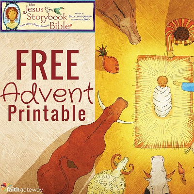 Jesus Storybook Bible Advent Calendar Printable - FaithGateway Pages